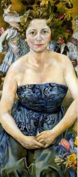 Stanley Spencer : Portrait of Mrs Marjorie Metz